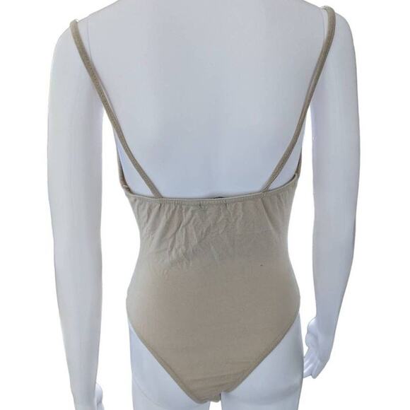 PrettyLittleThing Women's Spaghetti Straps Open Back Bodysuit - Size 8 - Picture 4 of 5